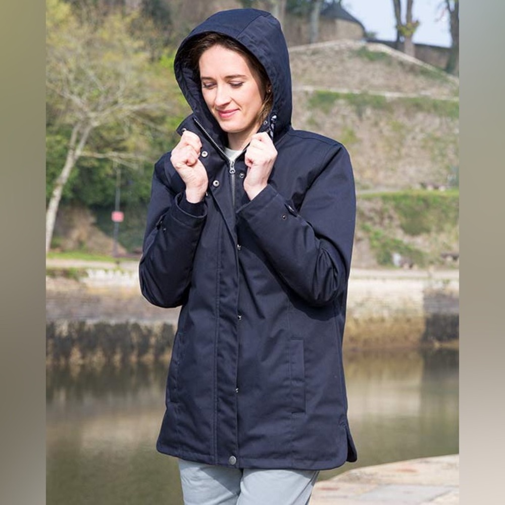 Weatherproof Navy Rain Jacket - Picture 1 of 4